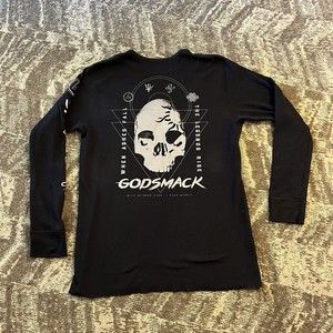 GodSmack When Legends Rise Ashes Fall Long Sleeve Shirt Black XL Mens